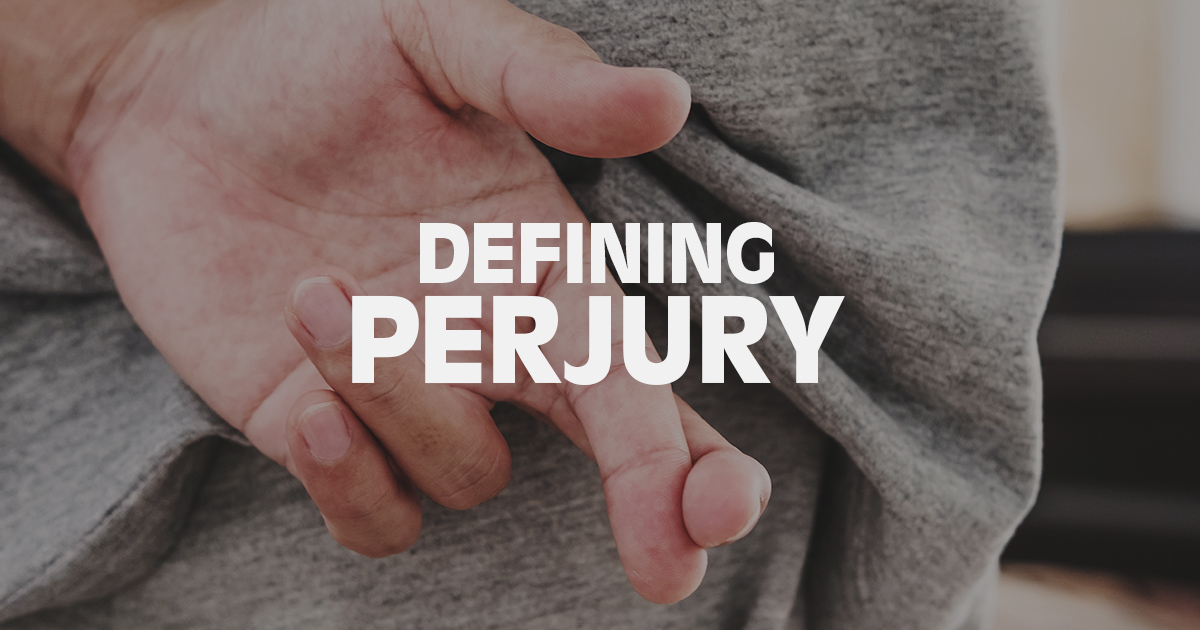 james gandy perjury filed documents under false pretenses