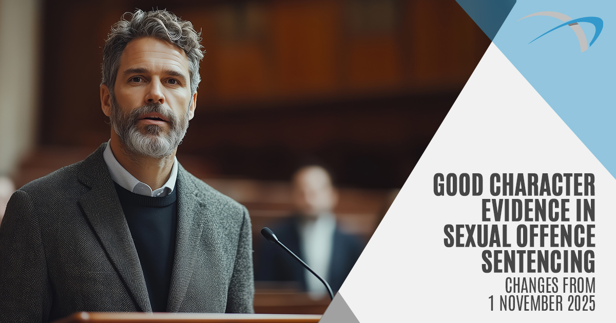 Offence Characters Good Character Evidence in Sexual Offence Sentencing QLD